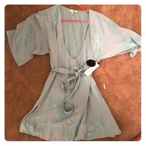 NWT yteicosamuse wrap dress size XS